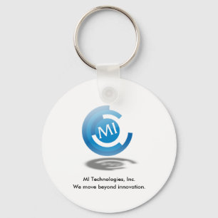 Porte-clés Porte - clé de logo et de slogan d'inclinaison de
