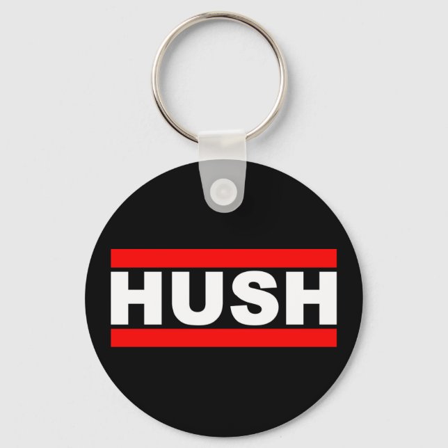 Porte-clés Porte - clé de logo Hush (Recto)