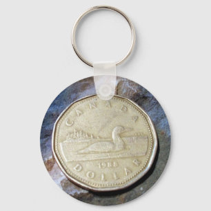 Porte-clés Porte - clé de Loonie de 1988 Canadiens