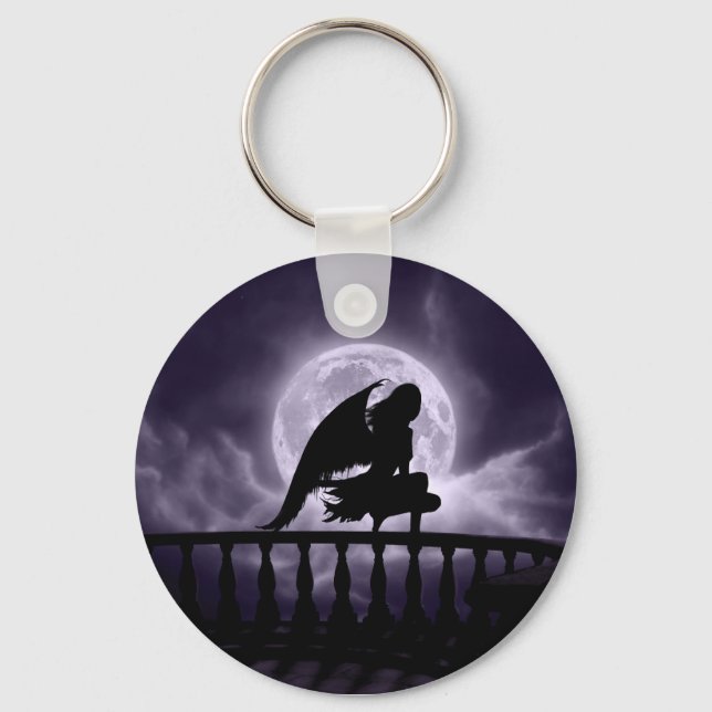 Porte-clés Porte - clé de lune en chute (Recto)