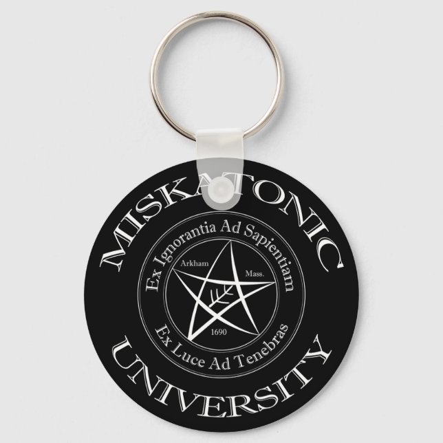 Porte-clés Porte - clé de l'université Miskatonic (Recto)