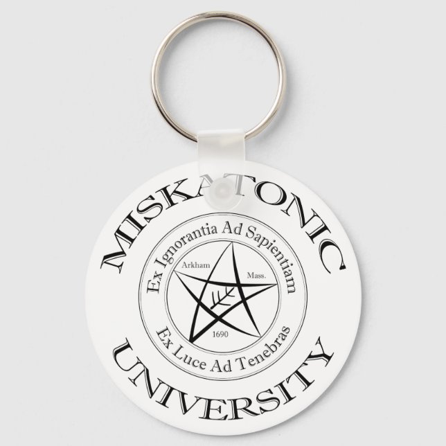 Porte-clés Porte - clé de l'université Miskatonic (Recto)