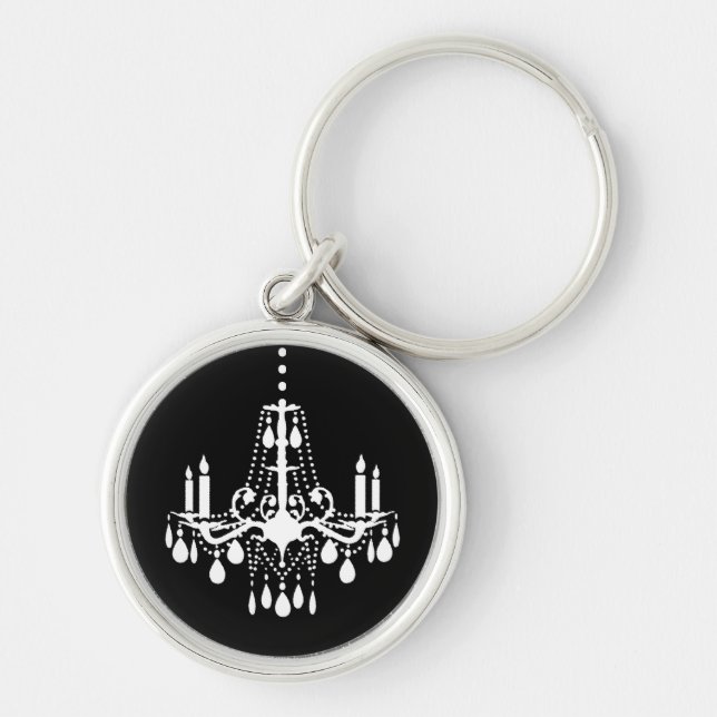 Porte-clés Porte - clé de lustre blanc (Devant)