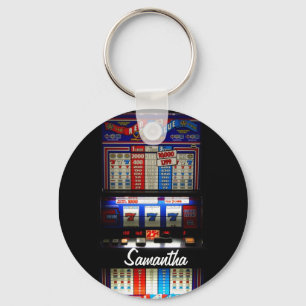 Porte-clés Porte - clé de machine à sous Lucky personnalisé
