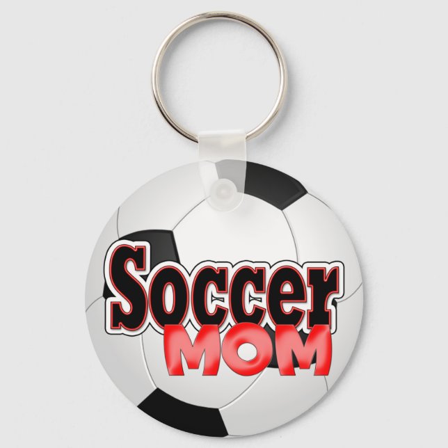 Porte-clés Porte - clé de maman de football (Recto)