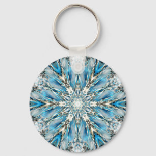Porte-clés Porte - clé de mandala de glacier de Mendenhall