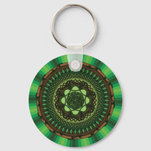 Porte-clés Porte - clé de mandala de la Terre
