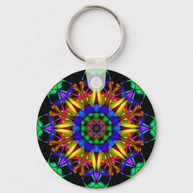 Porte-clés Porte - clé de mandala décoratif (Recto)