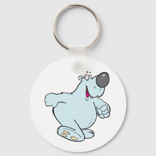 Porte-clés Porte - clé de marche de l'ours polaire