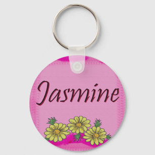 Porte-clés Porte - clé de marguerite de jasmin