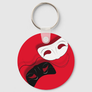 Porte-clés Porte - clé de masques de théâtre