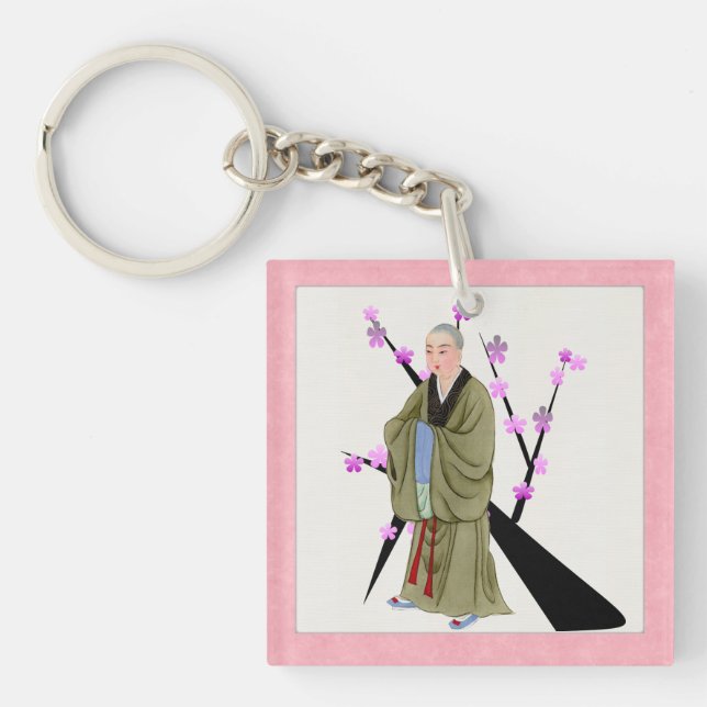 Porte-clés Porte - clé de moine bouddhiste (Devant)