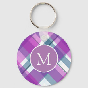 Porte-clés Porte - clé de monogramme mou clair
