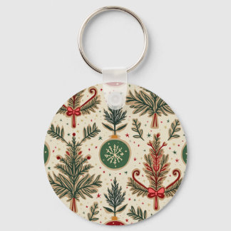 Porte-clés porte - clé de noël