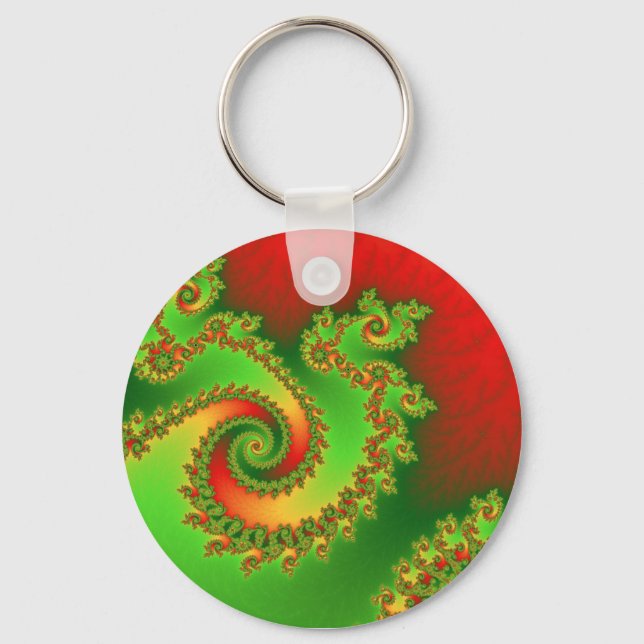 Porte-clés Porte - clé de Noël triple Twirl (Recto)