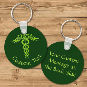 Porte-clés Porte - clé de noeud céleste vert