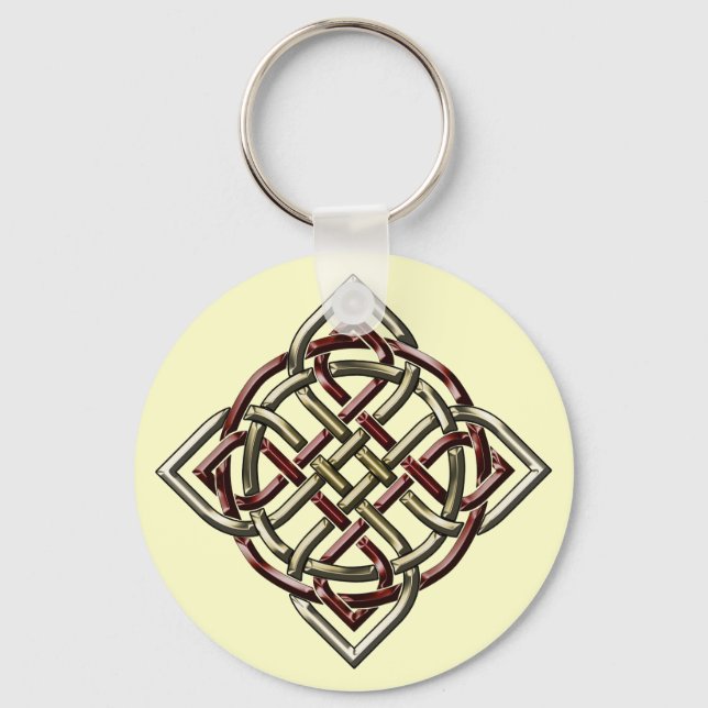 Porte-clés Porte - clé de noeud du bouclier celtique (Recto)