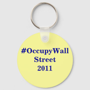 Porte-clés porte - clé de #OccupyWallStreet