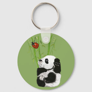 Porte-clés porte - clé de panda bébé