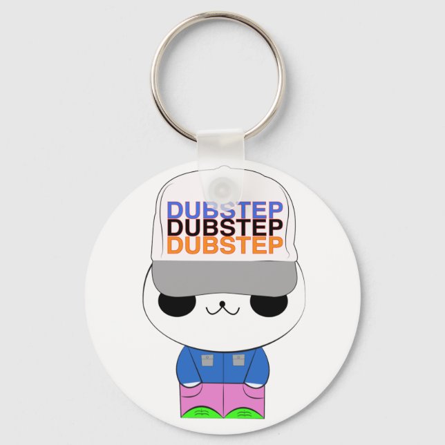 Porte-clés Porte - clé de panda Kawaii dubstep (Recto)