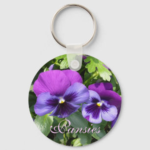 Porte-clés Porte - clé de panneaux violets