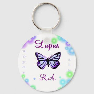 Porte-clés Porte - clé de papillon de lupus