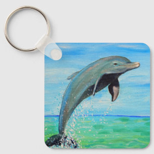 Porte-clés Porte - clé de peinture dauphin