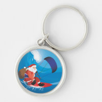 Porte - clé de Père Noël Kitesurf