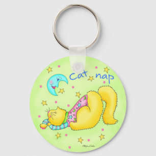 Porte-clés Porte - clé de petit somme de chat