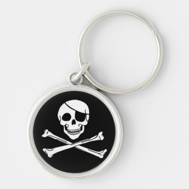 Porte-clés Porte - clé de pirate de jolly roger (Devant)