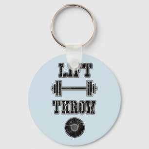 Porte-clés Porte - clé de piste et de terrain Discus Thrower 