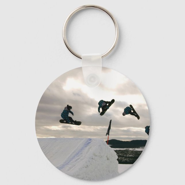 Porte-clés Porte - clé de pistes de snowboard (Recto)