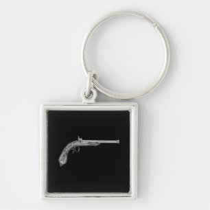 Porte-clés Porte - clé de pistolet antique