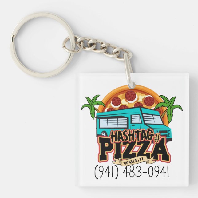 Porte-clés Porte - clé de Pizza (Devant)