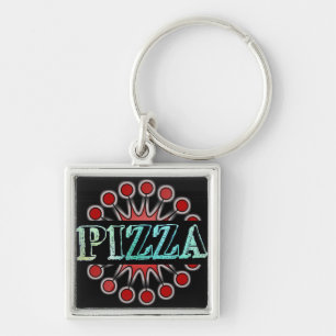 Porte-clés Porte - clé de pizza