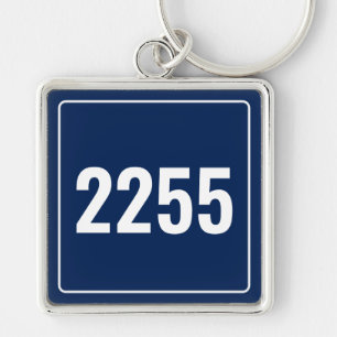 Porte-clés Porte - clé de plaque de numéro de véhicule person