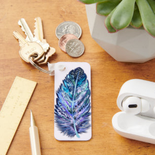 Porte-clés Porte - clé de plume - Couleurs personnalisées