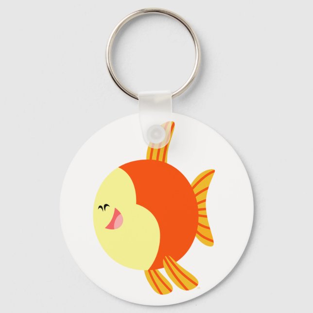 Porte-clés Porte - clé de poisson caricaturé mou (Recto)