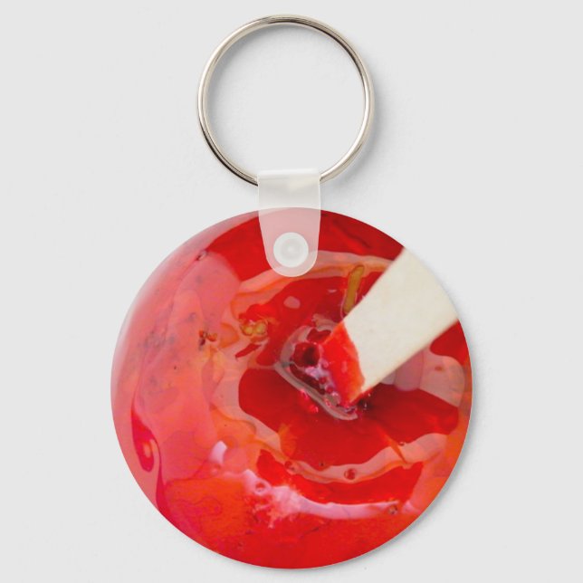Porte-clés Porte - clé de pomme de bonbons (Recto)