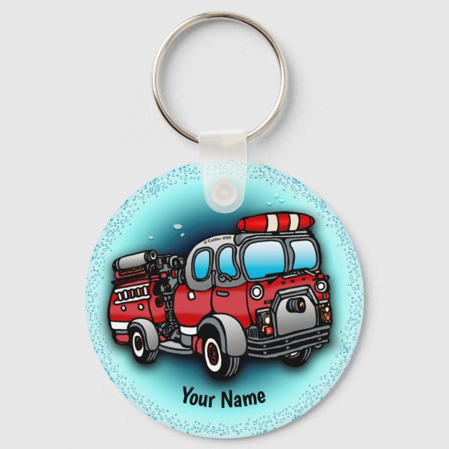 Porte-clés Porte - clé de pompier de Little Water Firetruck (Recto)