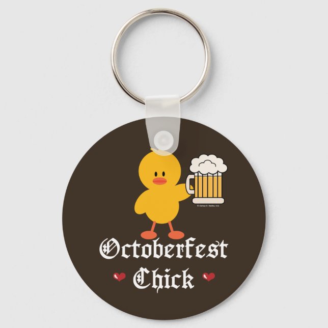 Porte-clés Porte - clé de poussins de l'Oktoberfest (Recto)