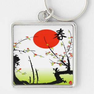 Porte-clés Porte - clé de printemps