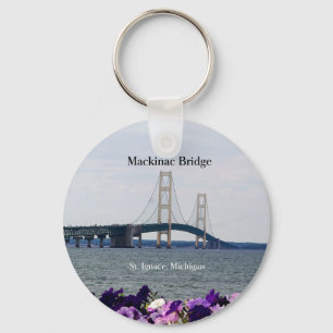Porte-clés porte - clé de printemps du Pont Mackinac à St.