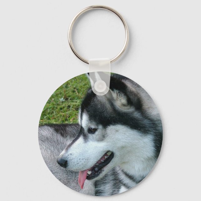 Porte-clés Porte - clé de profil Husky (Recto)