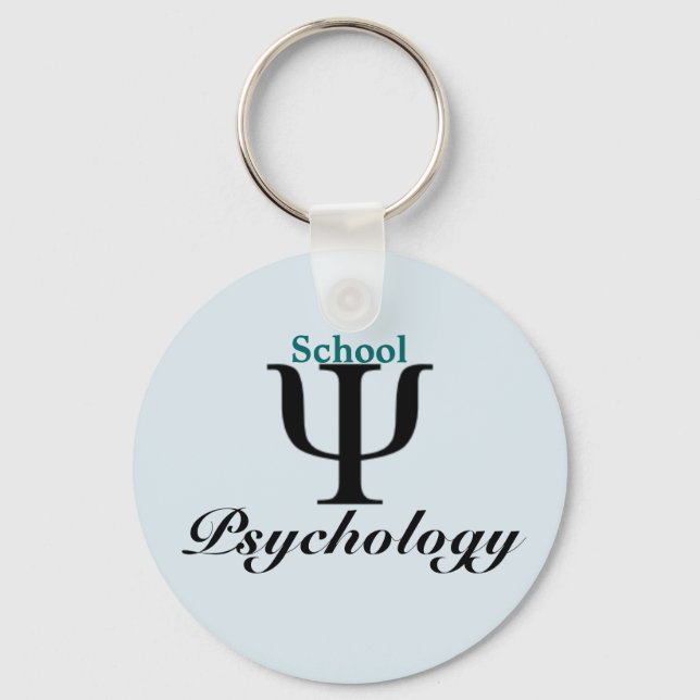 Porte-clés Porte - clé de psychologie scolaire classique (Recto)