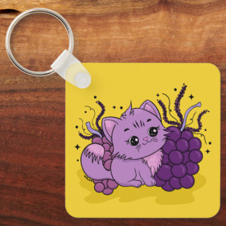 Porte-clés Porte - clé de raisin Kitty