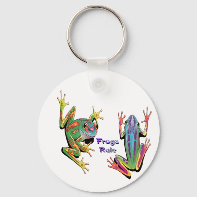 Porte-clés Porte - clé de règle de grenouilles (Recto)