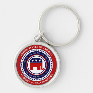 Porte-clés Porte - clé de républicain des Etats-Unis