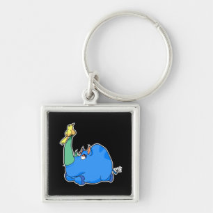 Porte-clés Porte - clé de rhinocéros d'oiseau