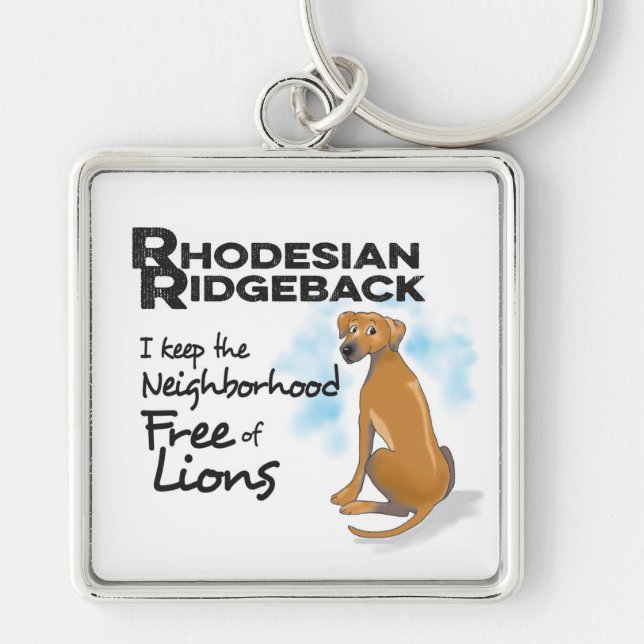Porte-clés Porte - clé de Rhodesian Ridgeback (Devant)